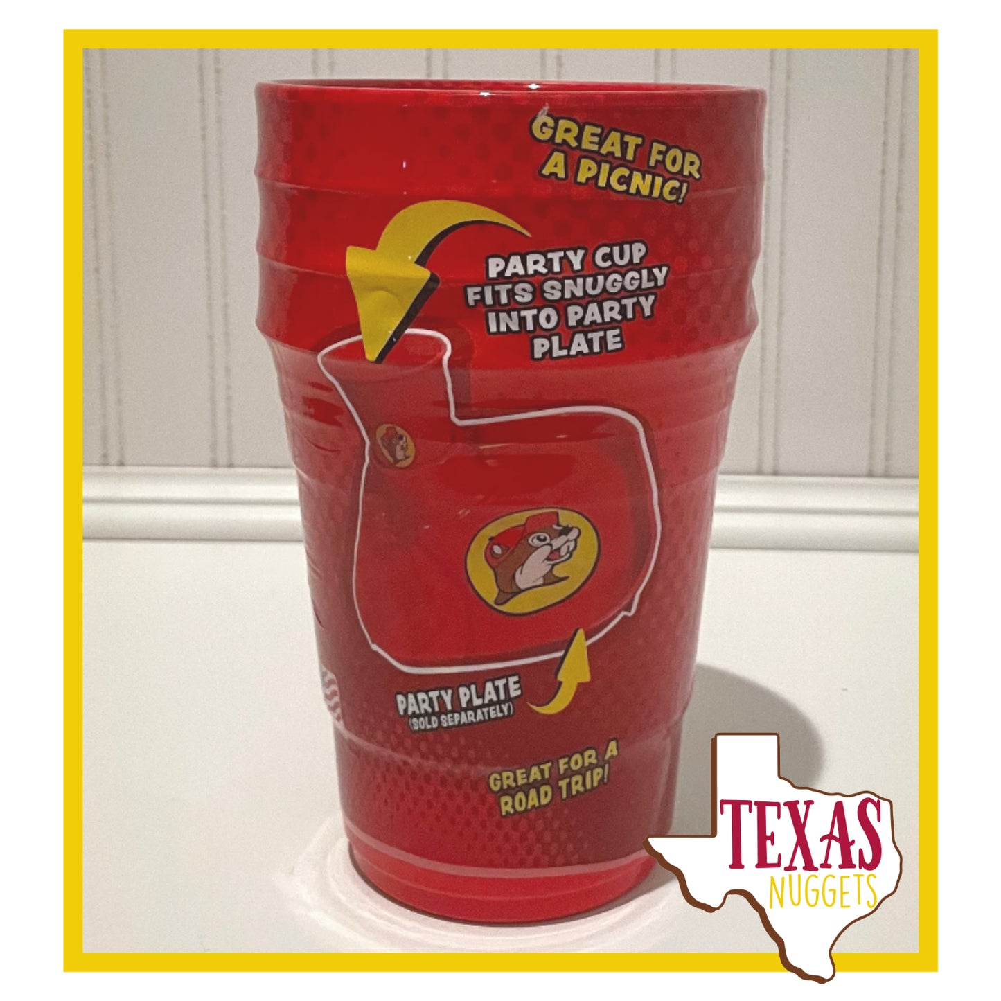 Buc-ee's Party Cups Set of 4