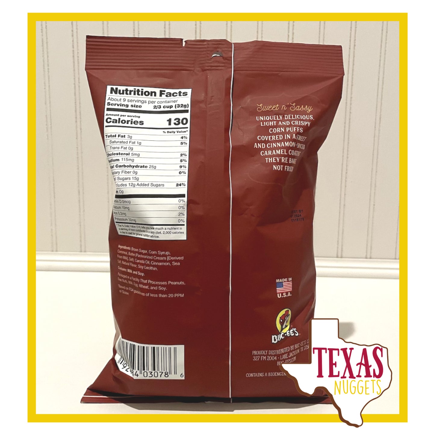Buc-ee's Beaver Nuggets Cinnamon Sweet