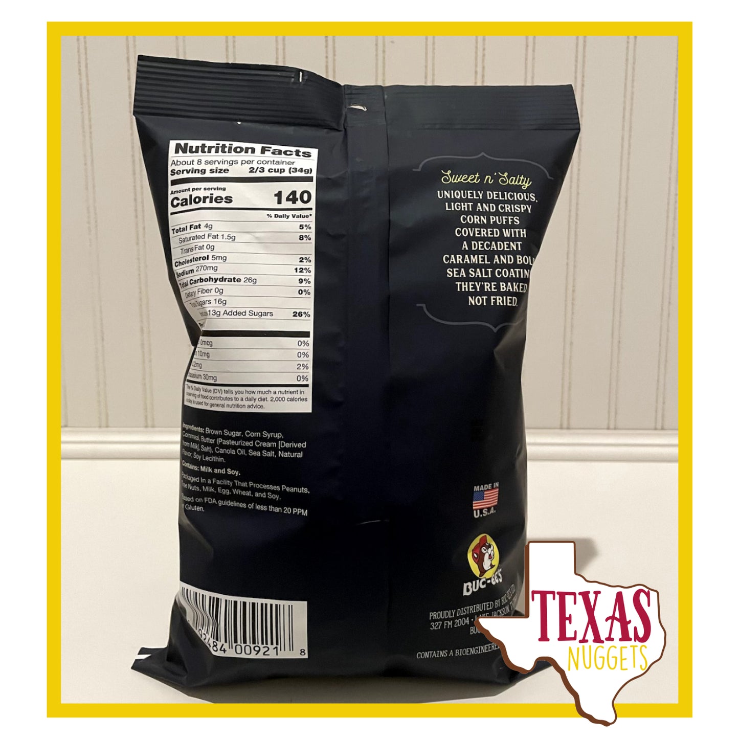 Buc-ee's Beaver Nuggets Sea Salted Caramel