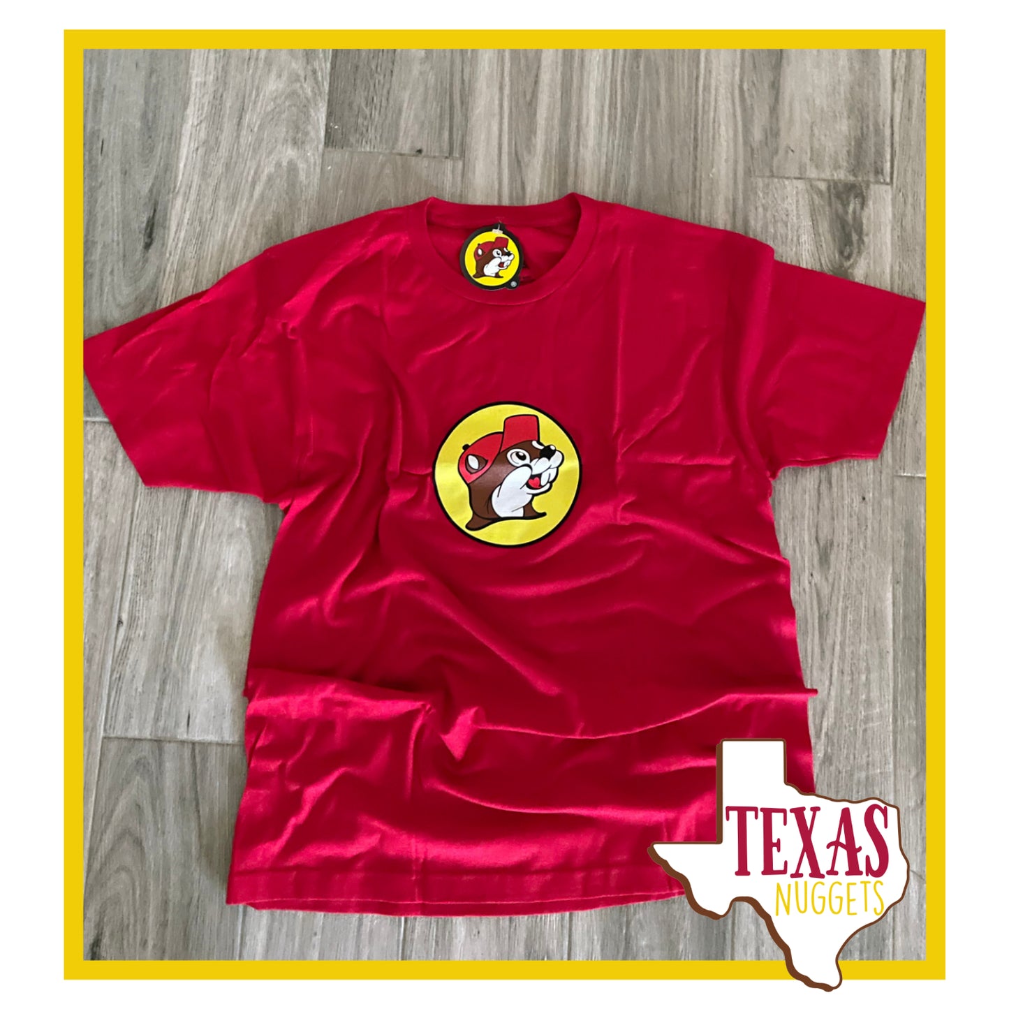 Buc-ee's Beaver Classic Logo Red Shirt