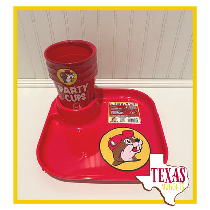 Buc-ee's Plastic Party Plates